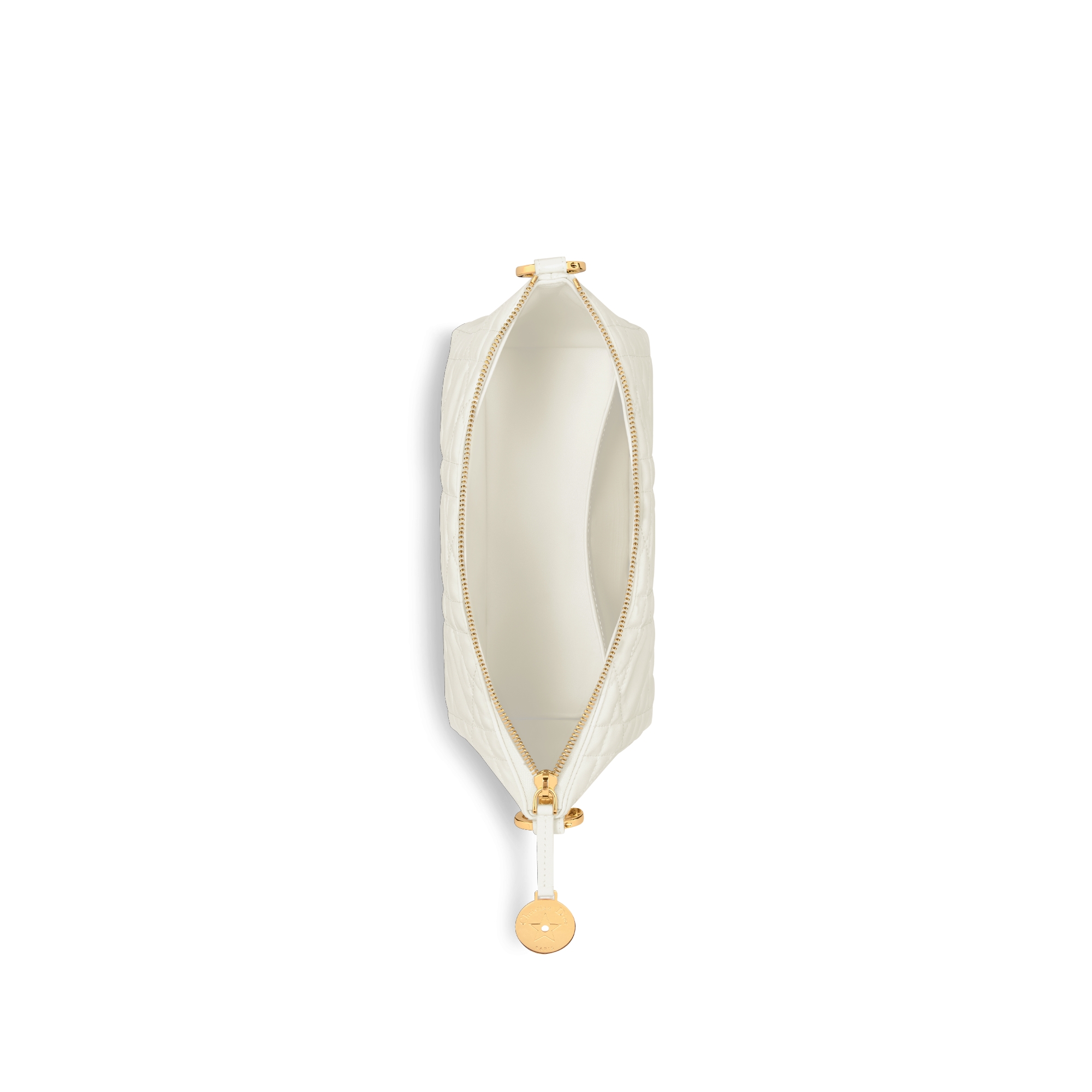 Diorstar Hobo 链条手袋 奶白色羊皮革超大藤格纹 E06