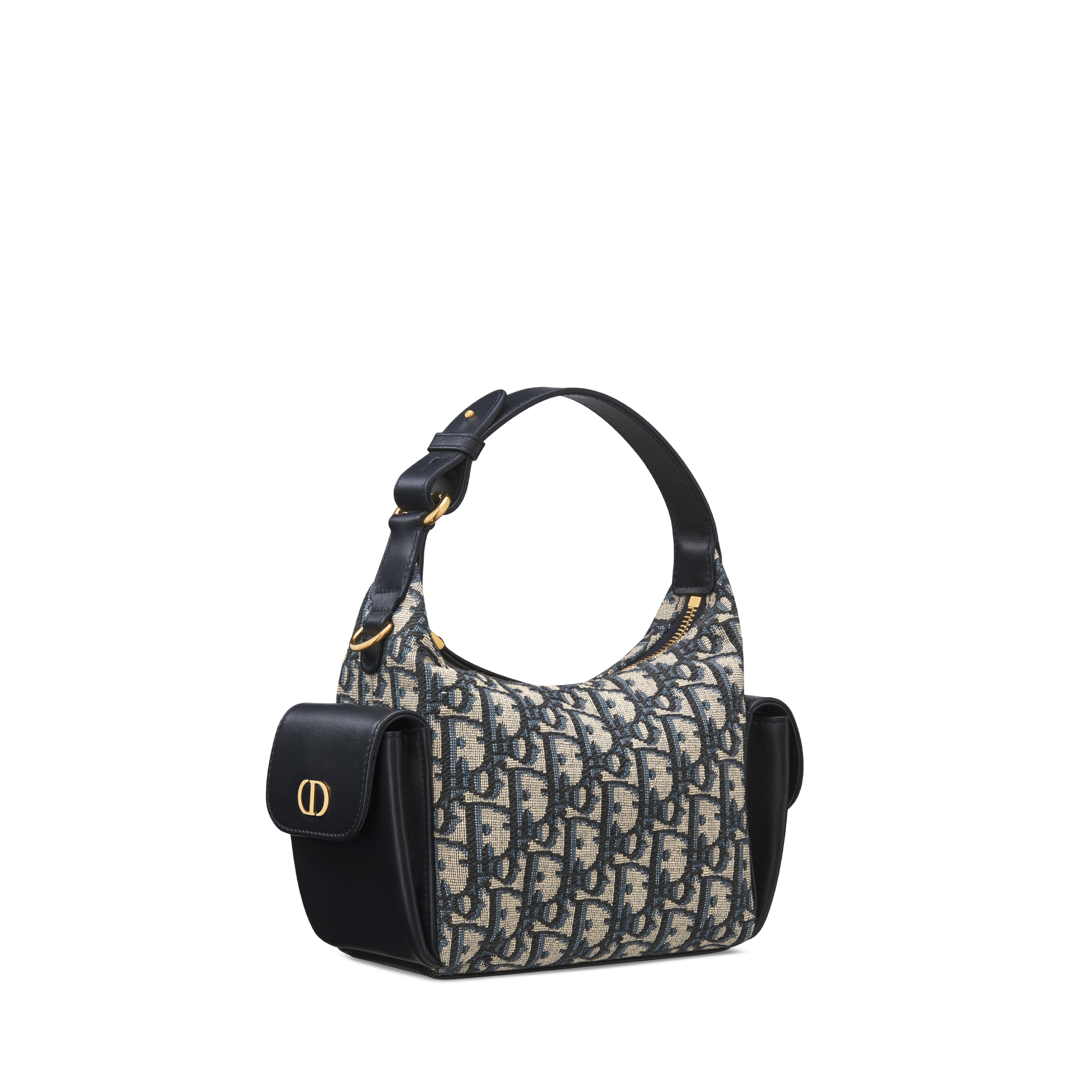 D-Dream 迷你手袋 蓝色 Oblique 印花面料 E03