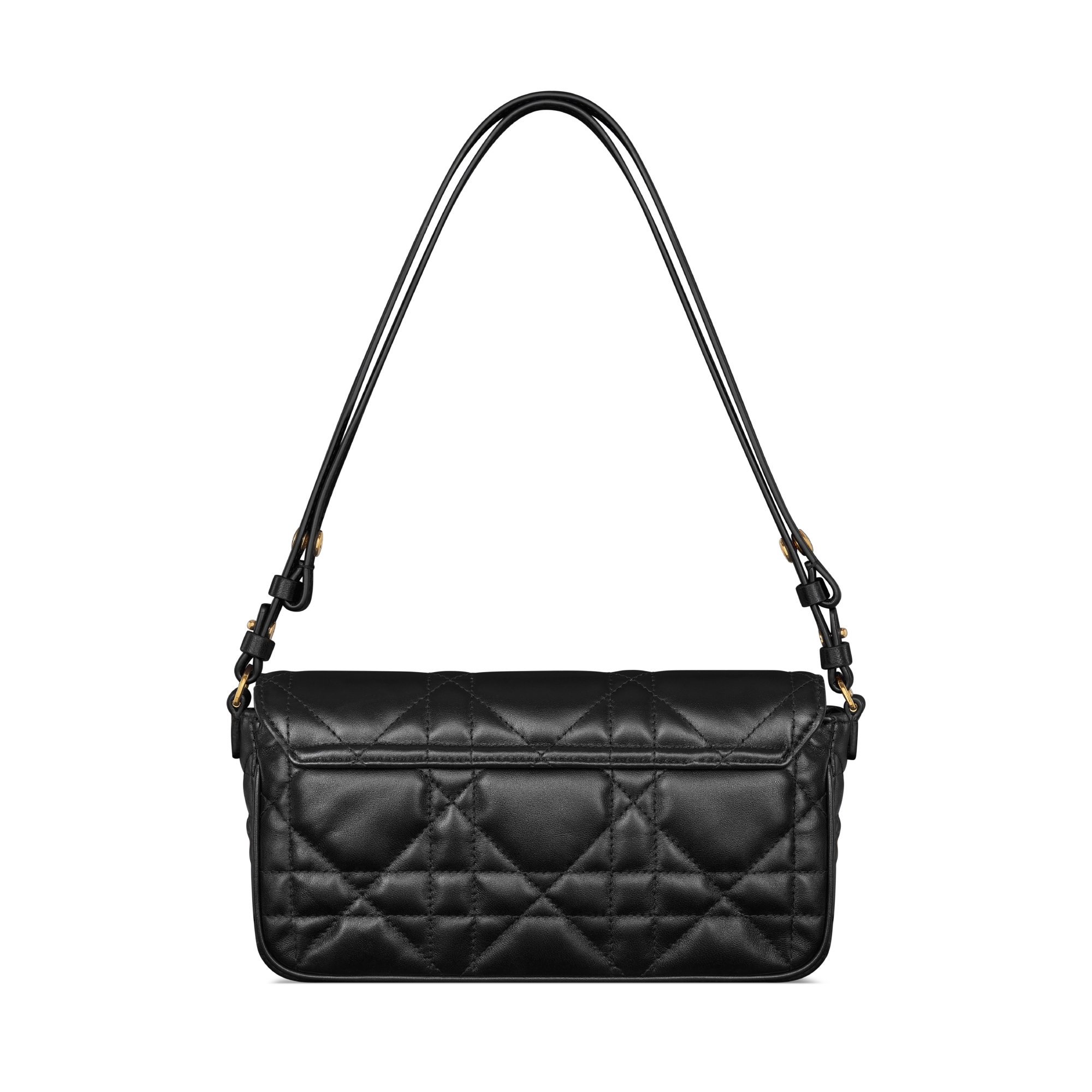 Miss Caro D-Vine 链条手袋 黑色羊皮革超大藤格纹 E08