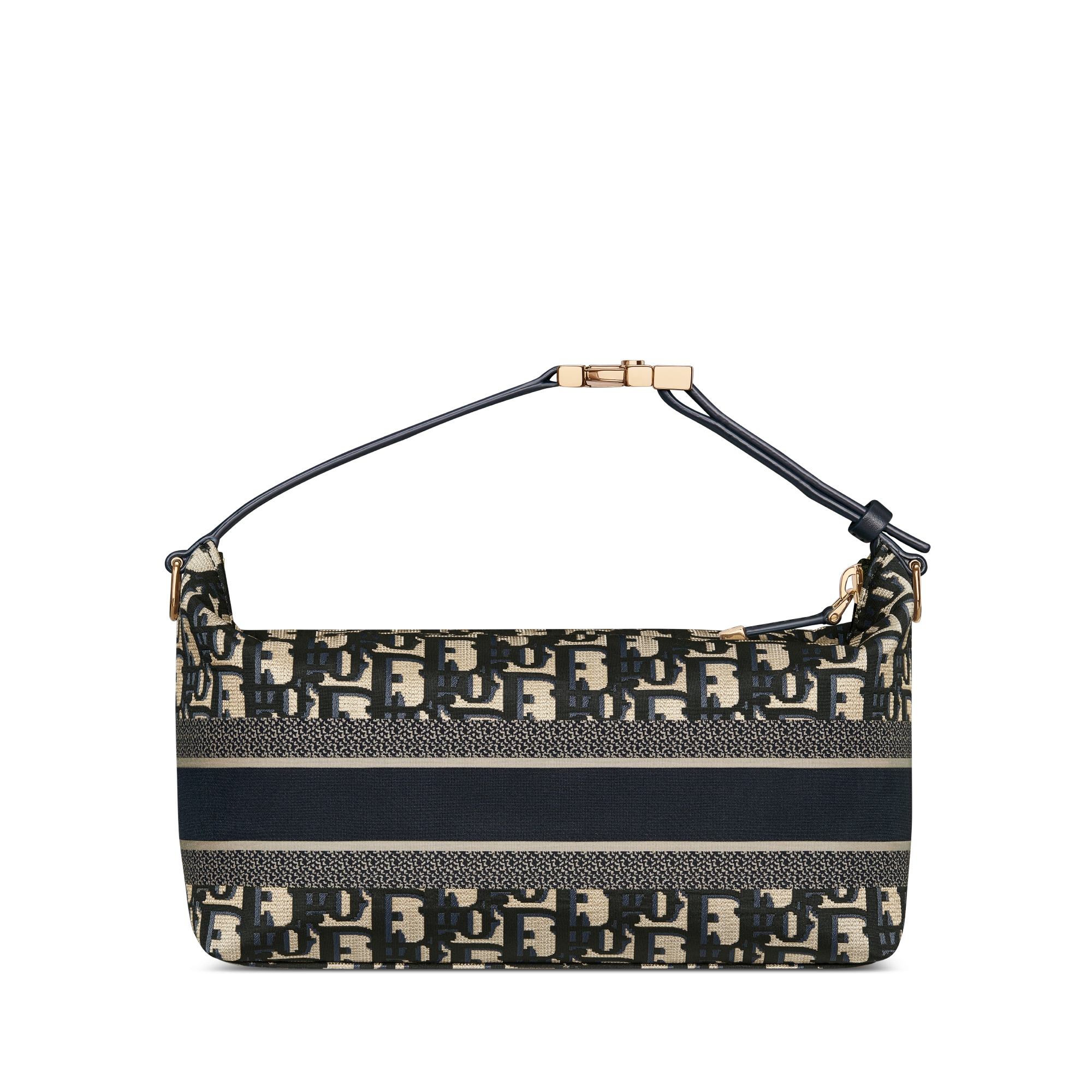 中号 DiorTravel Nomad 手拿包 蓝色 Oblique 印花科技面料 E08