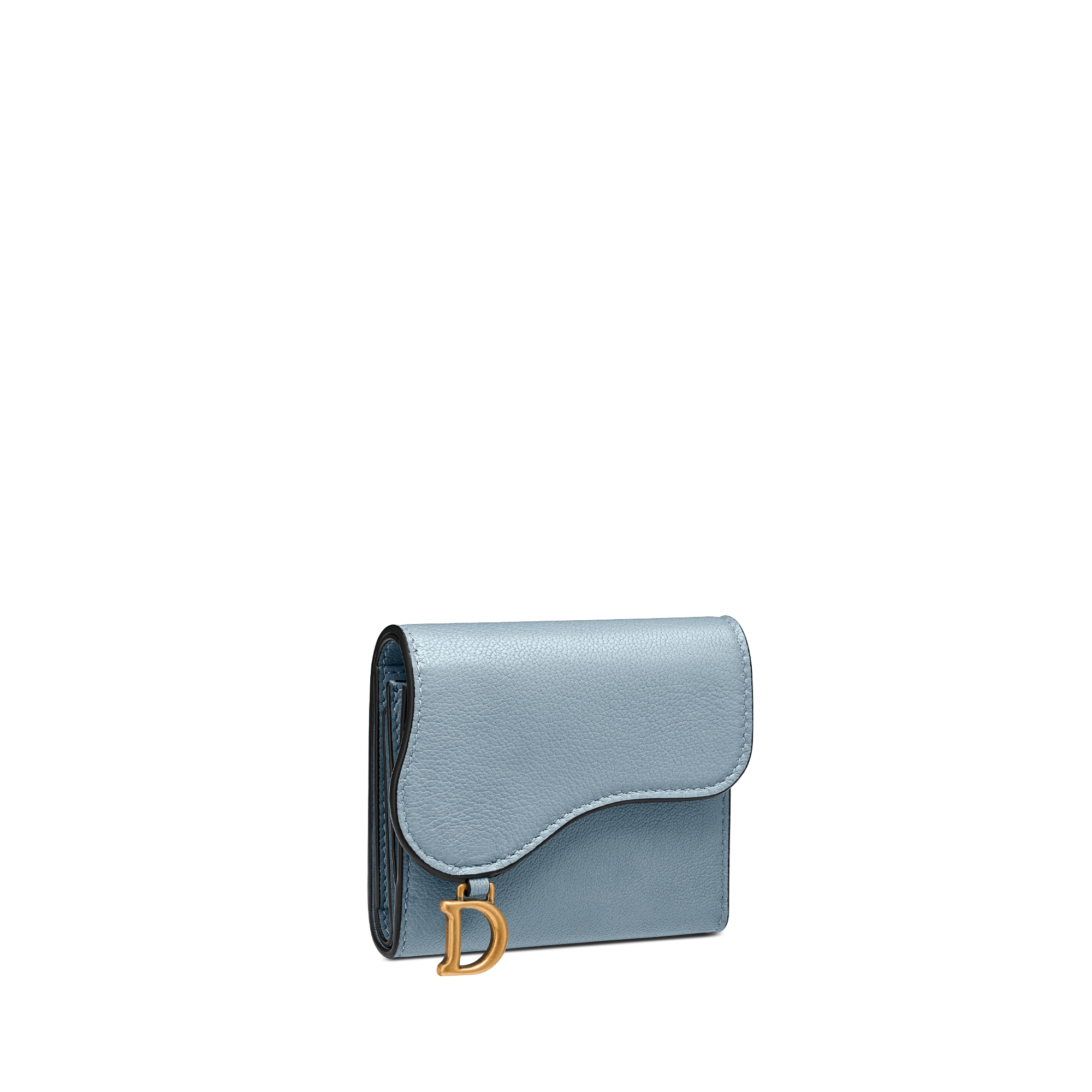 Lotus 马鞍钱包 云雾蓝羊皮革 E03