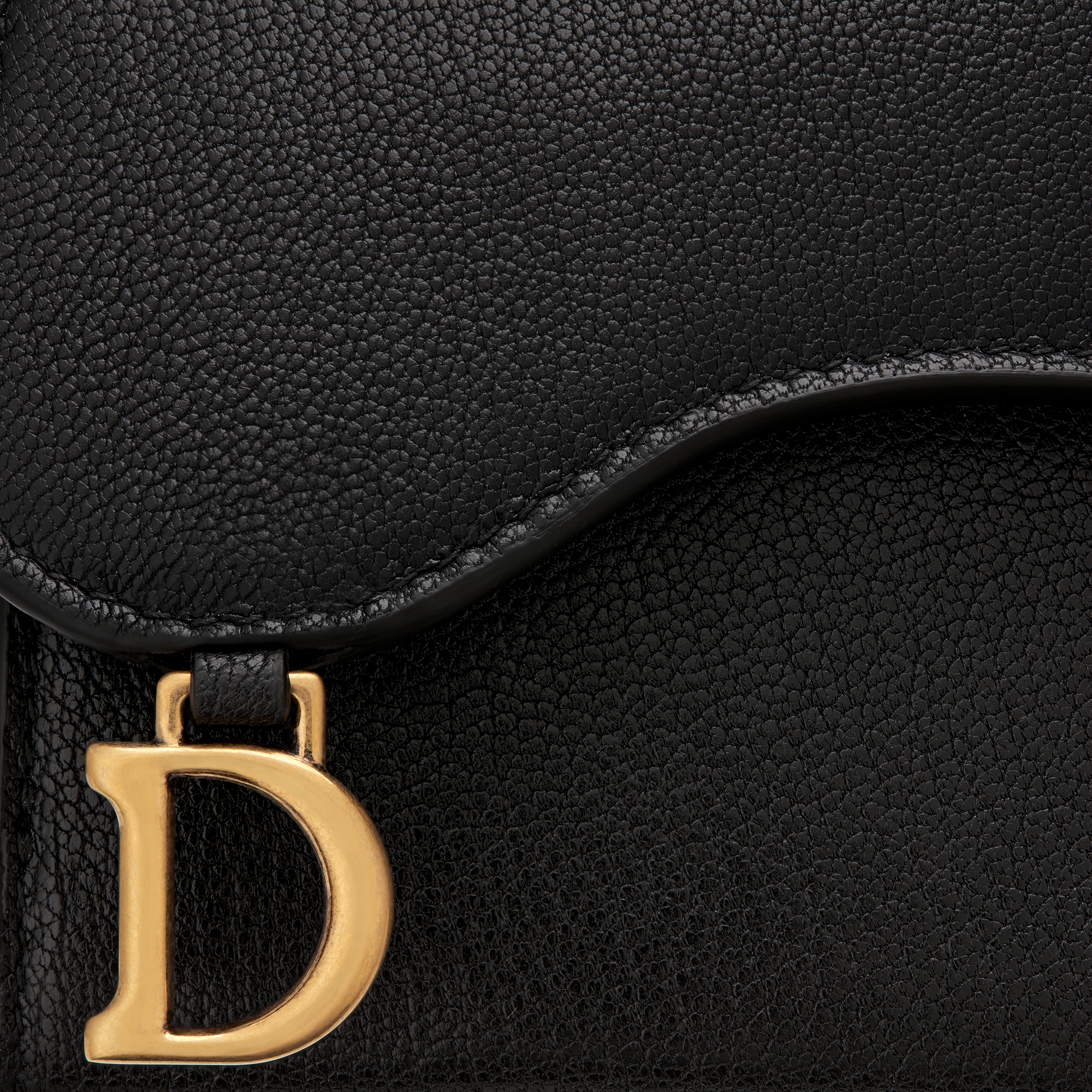 Lotus 马鞍钱包 黑色羊皮革 E09