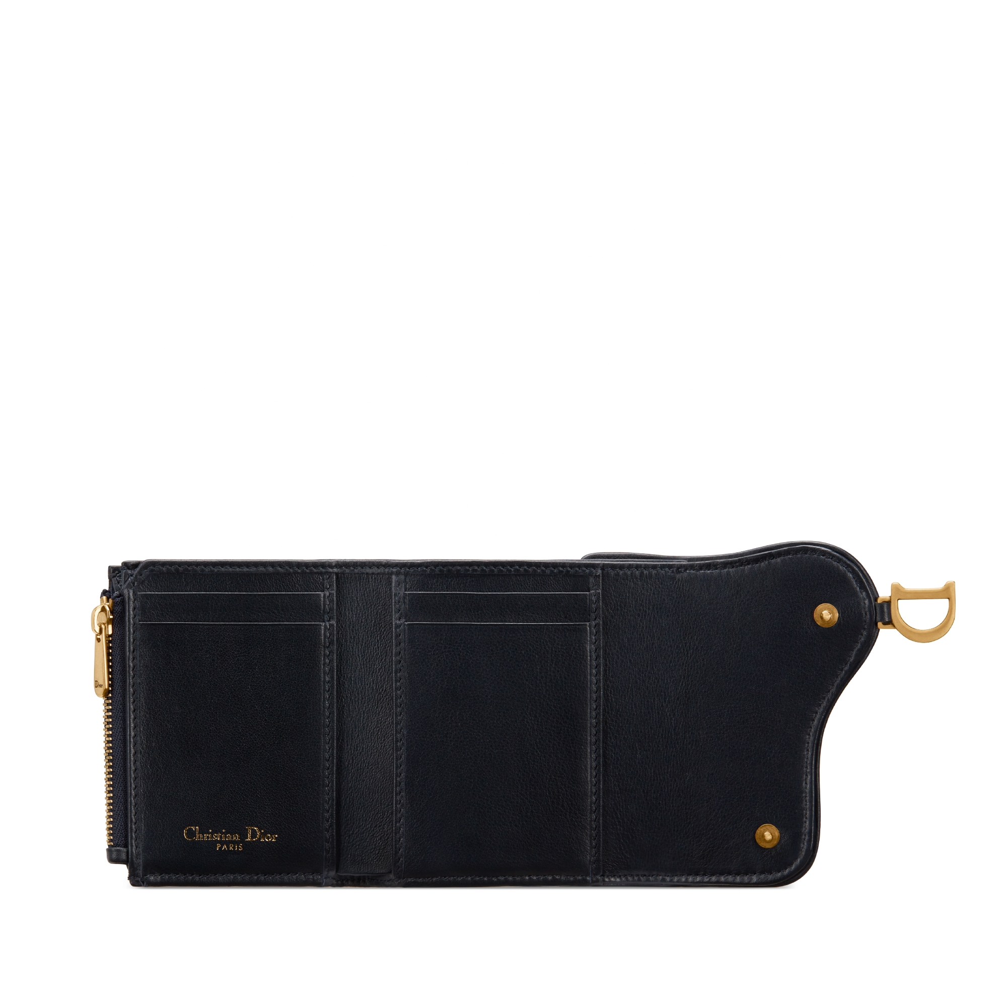 Lotus 马鞍钱包 蓝色 Oblique 印花面料 E07