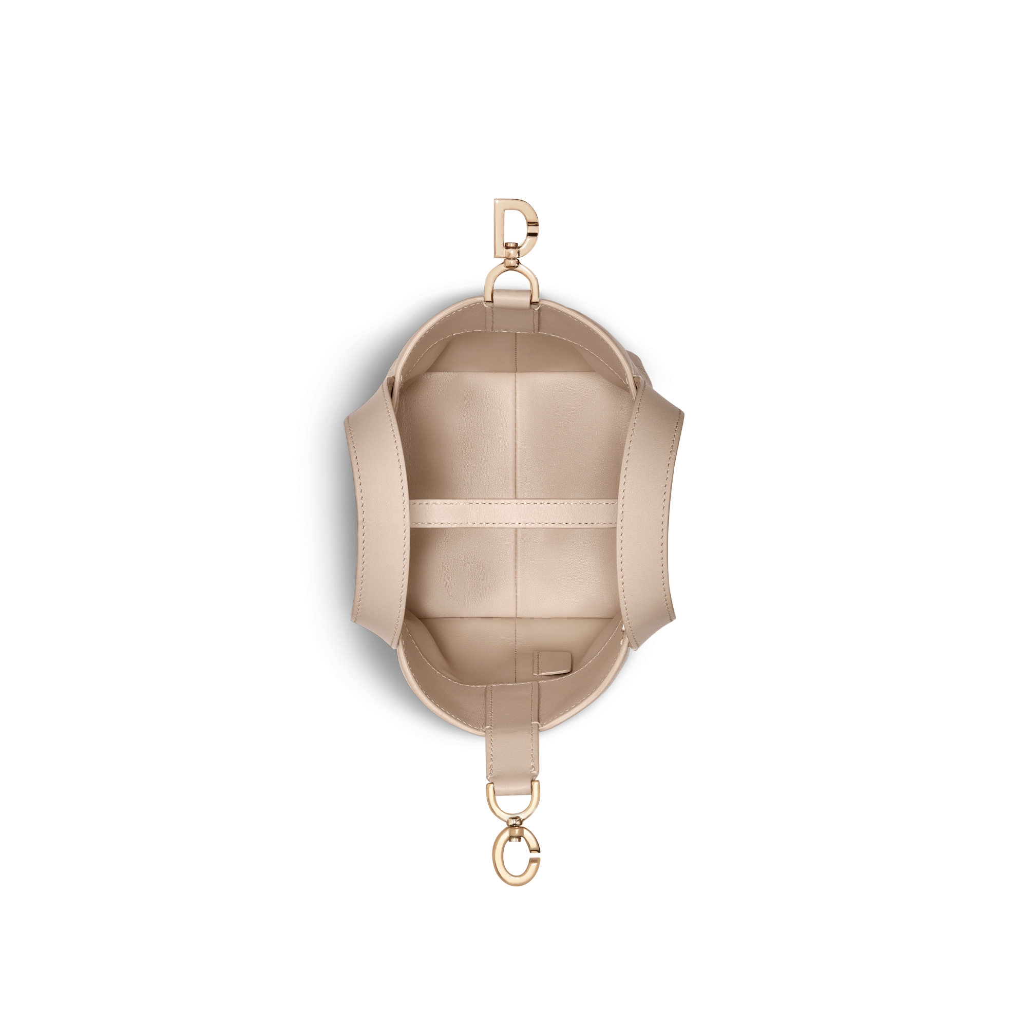 微型 Dior Toujours 竖版手袋 胭脂米色牛皮革超大藤格纹 E06