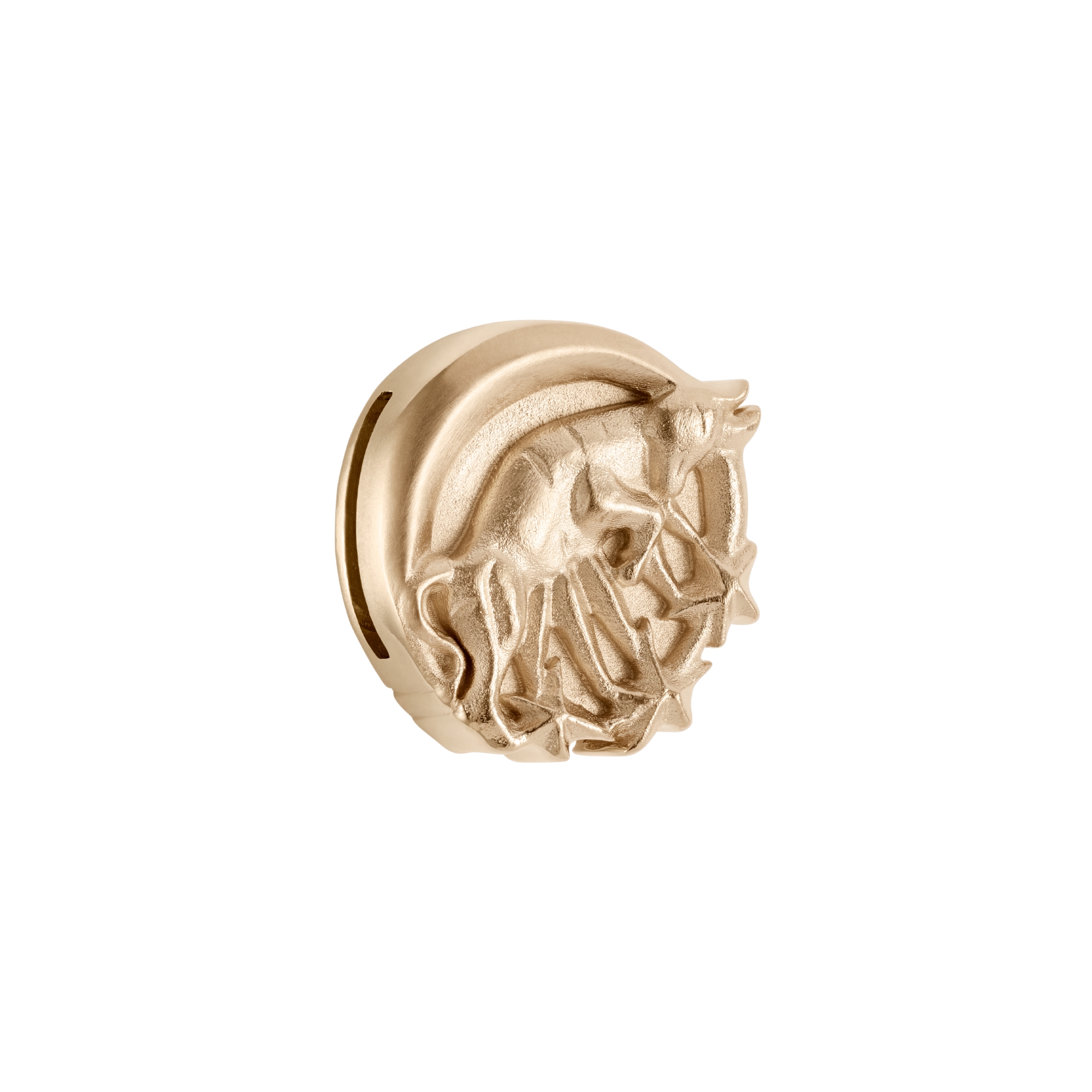 My ABCDior 金牛座徽章 哑光浅金色饰面金属 E03