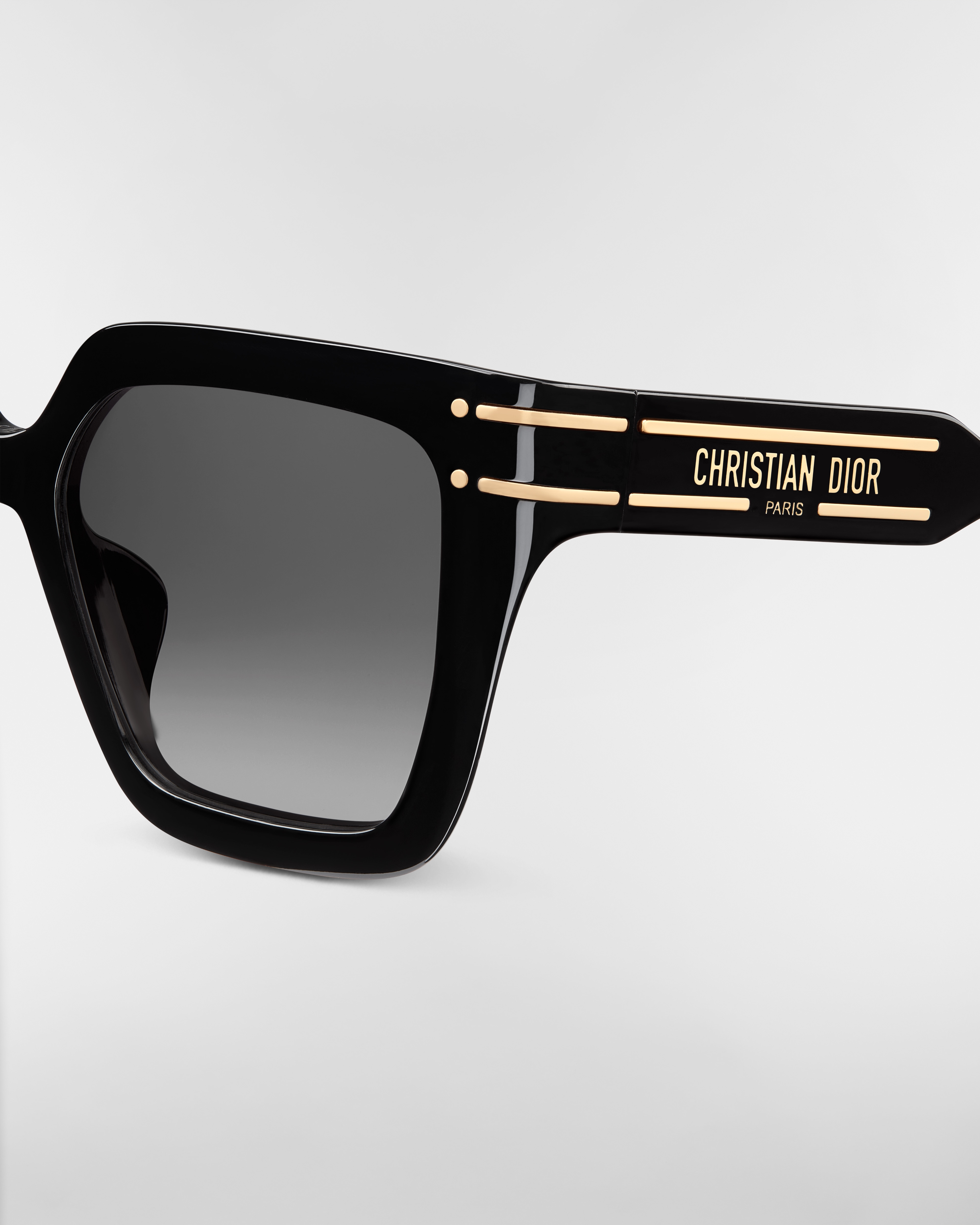 DiorSignature S10F 太阳眼镜 黑色正方形镜框 E10