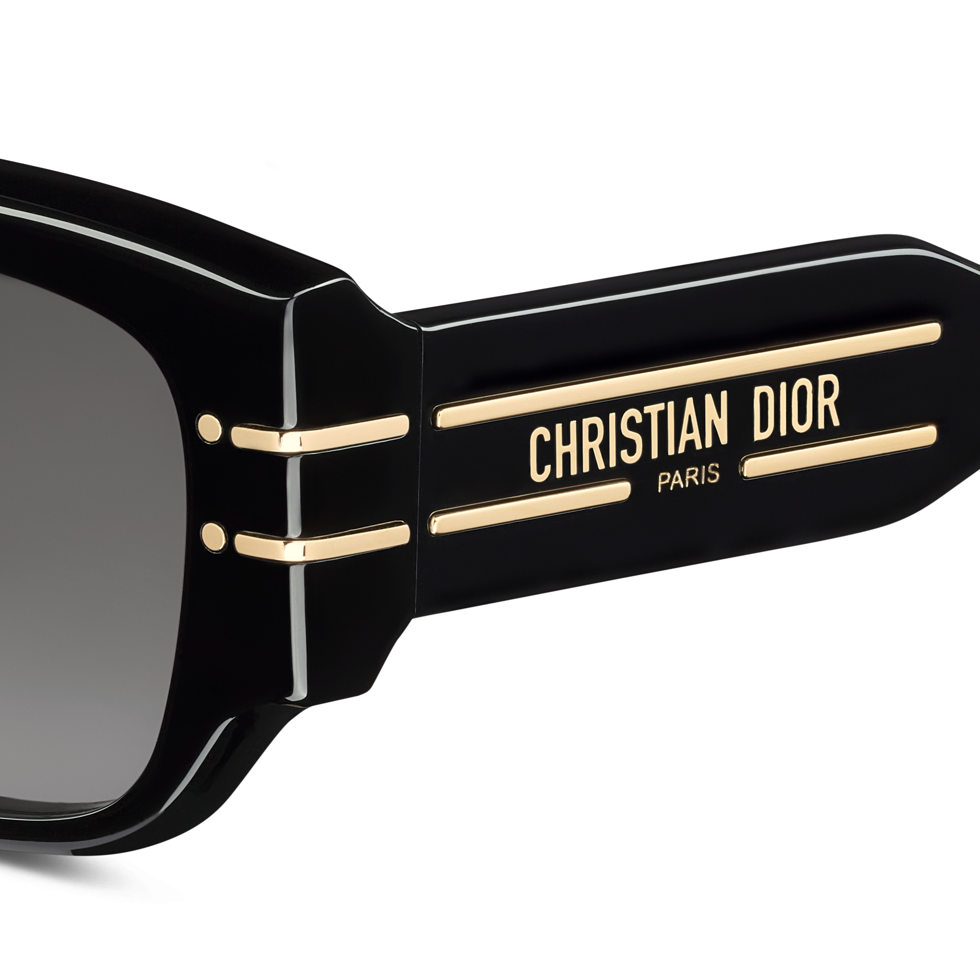 DiorSignature S13F 太阳眼镜 黑色方形镜框 E09