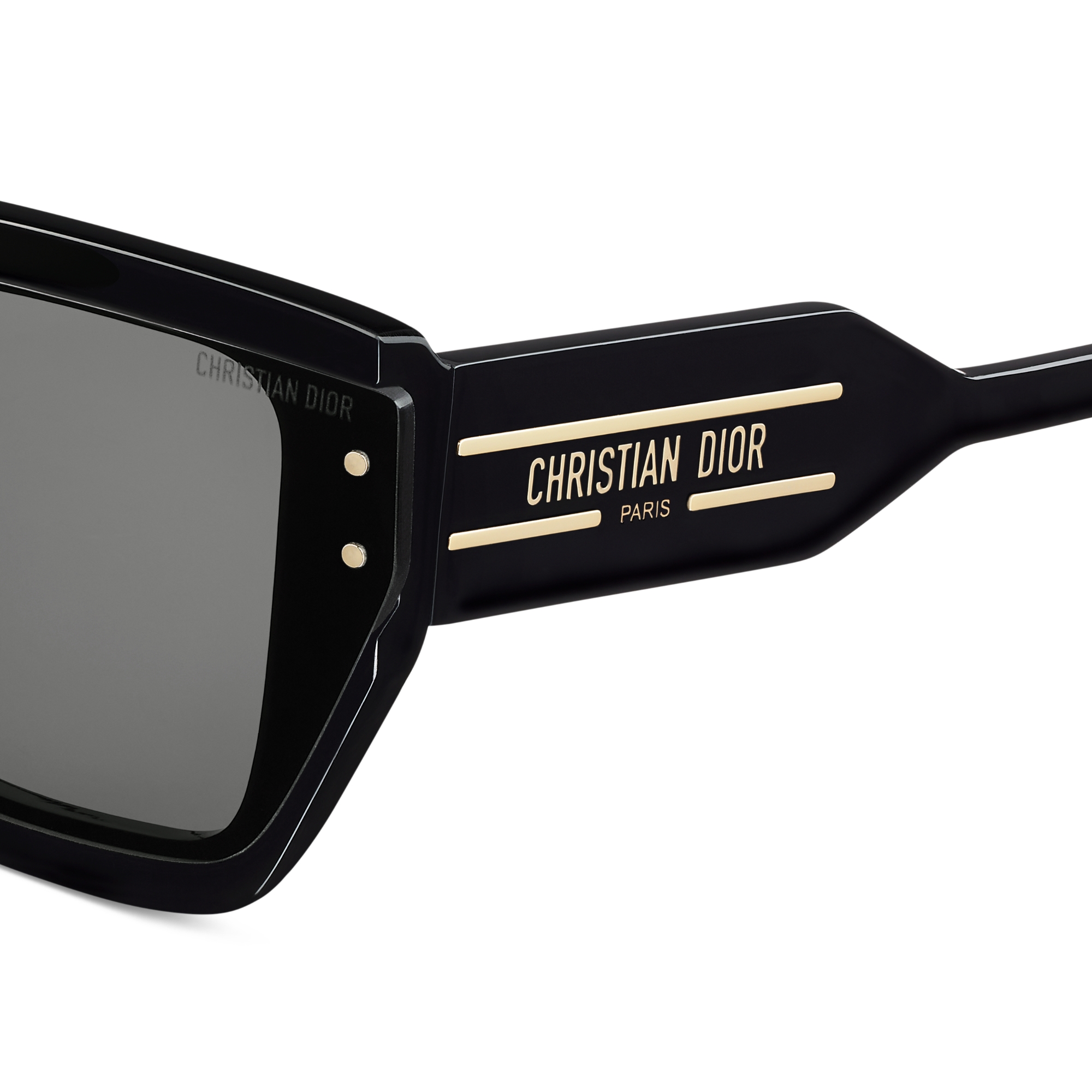 DiorSignature S14F 太阳眼镜 黑色正方形镜框 E09