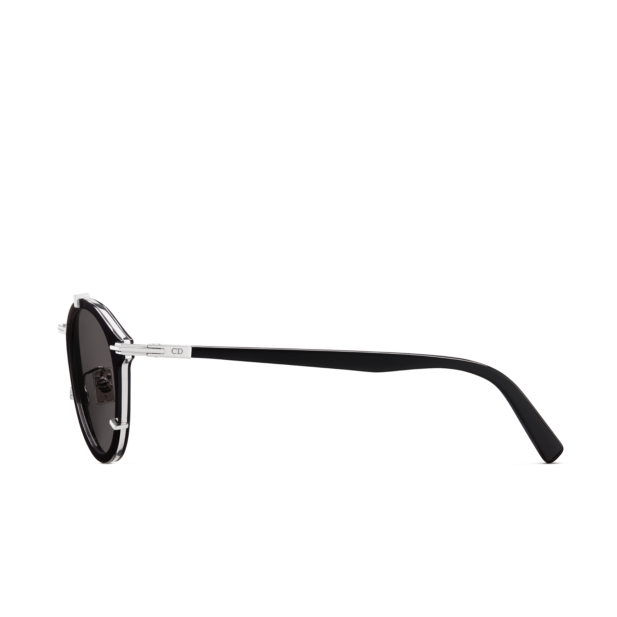 DiorBlackSuit R7U 太阳眼镜 黑色生物醋酸纤维潘托斯镜框 E02