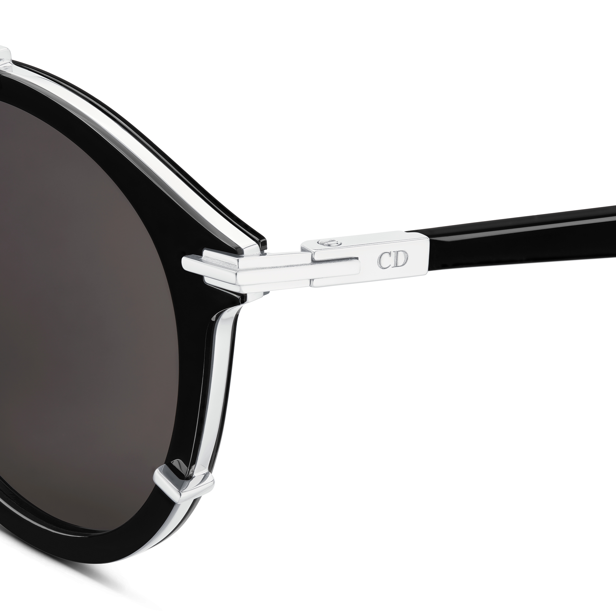 DiorBlackSuit R7U 太阳眼镜 黑色生物醋酸纤维潘托斯镜框 E09